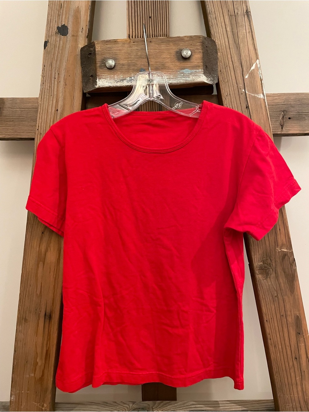 Classic Red Crewneck Tee